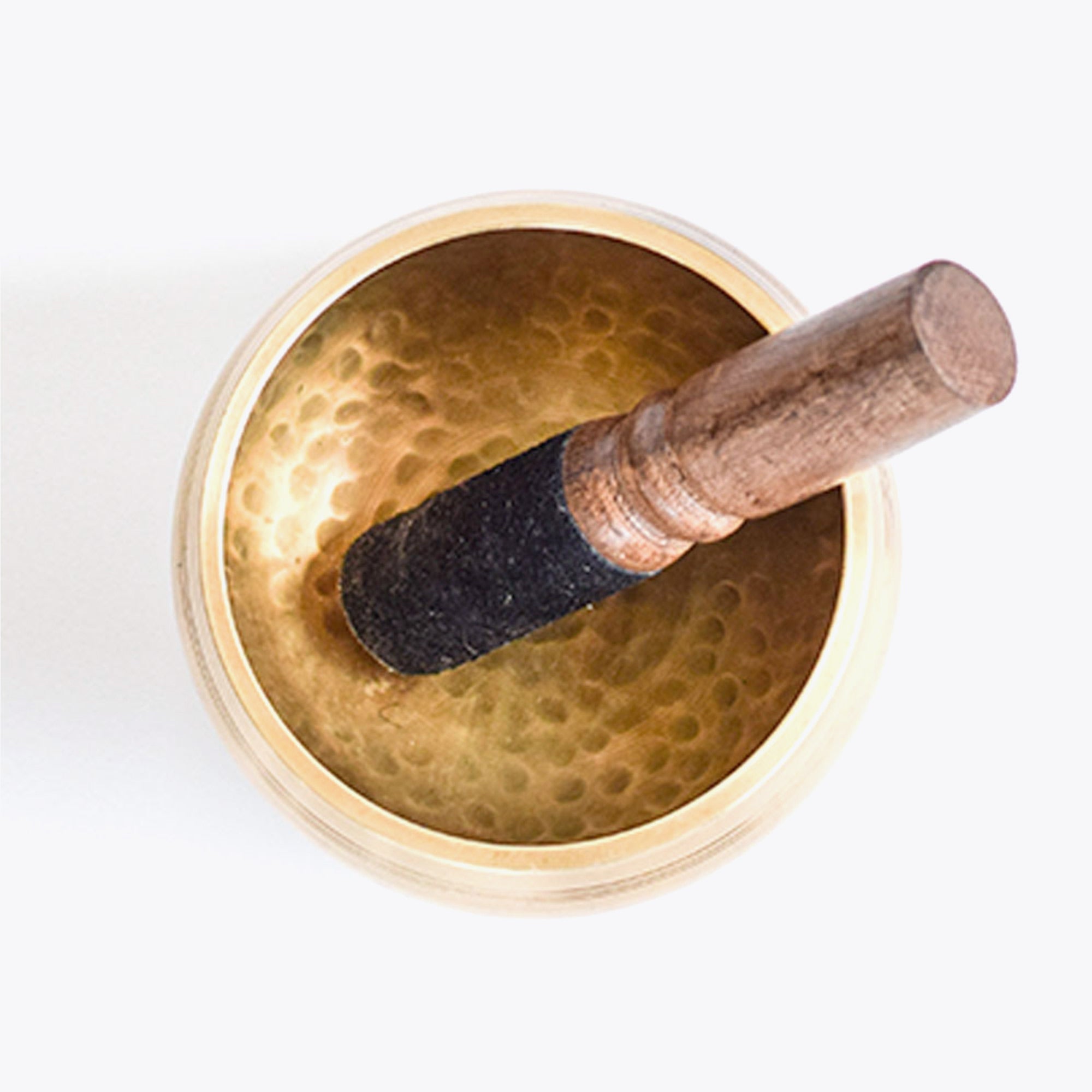 4" Hand-Hammered Brass Singing Bowl